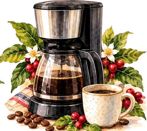 Drip Coffee Maker illustration
