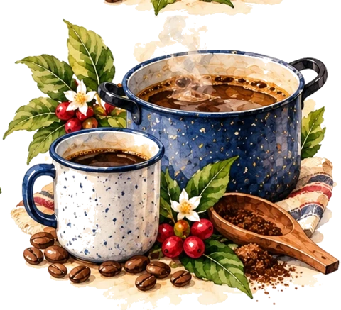 In a Pot (En Olla) illustration